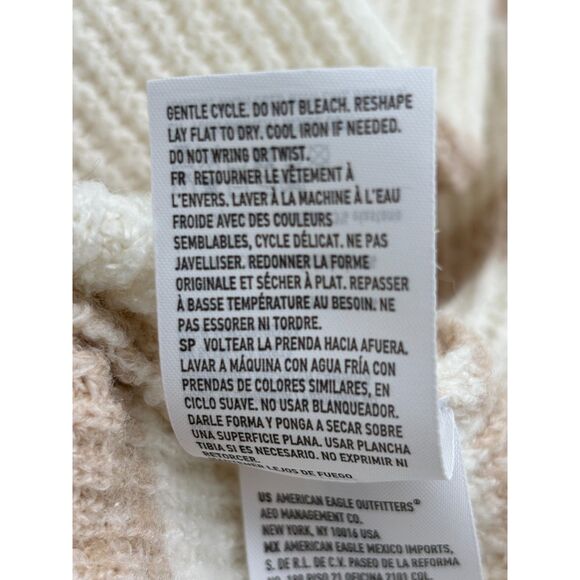 Women's American Eagle Oh So Soft Luxe Knit Striped Sweater, Size S - Picture 6 of 6